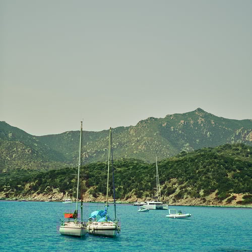 Sailboats Mediterranean 