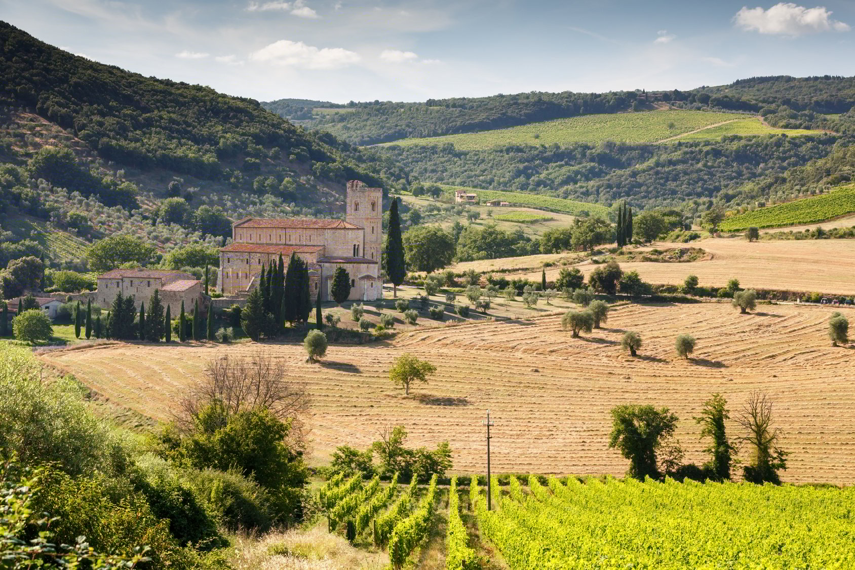 Sant'Antimo Tuscany Tourissimo hiking tour