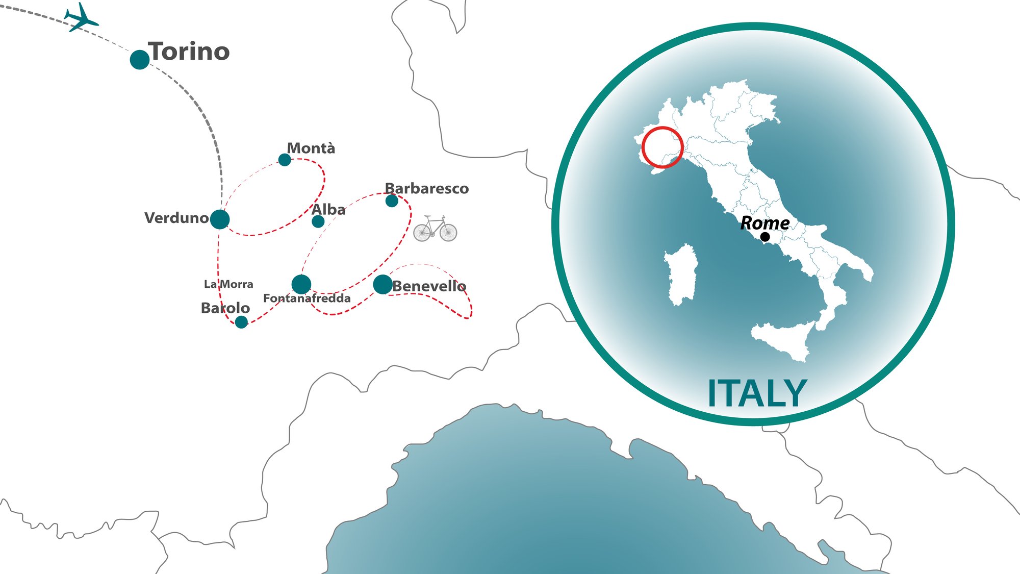 Piedmont Chef Bike Tour map 2024 Piedmont Chef Bike Tour map 2024