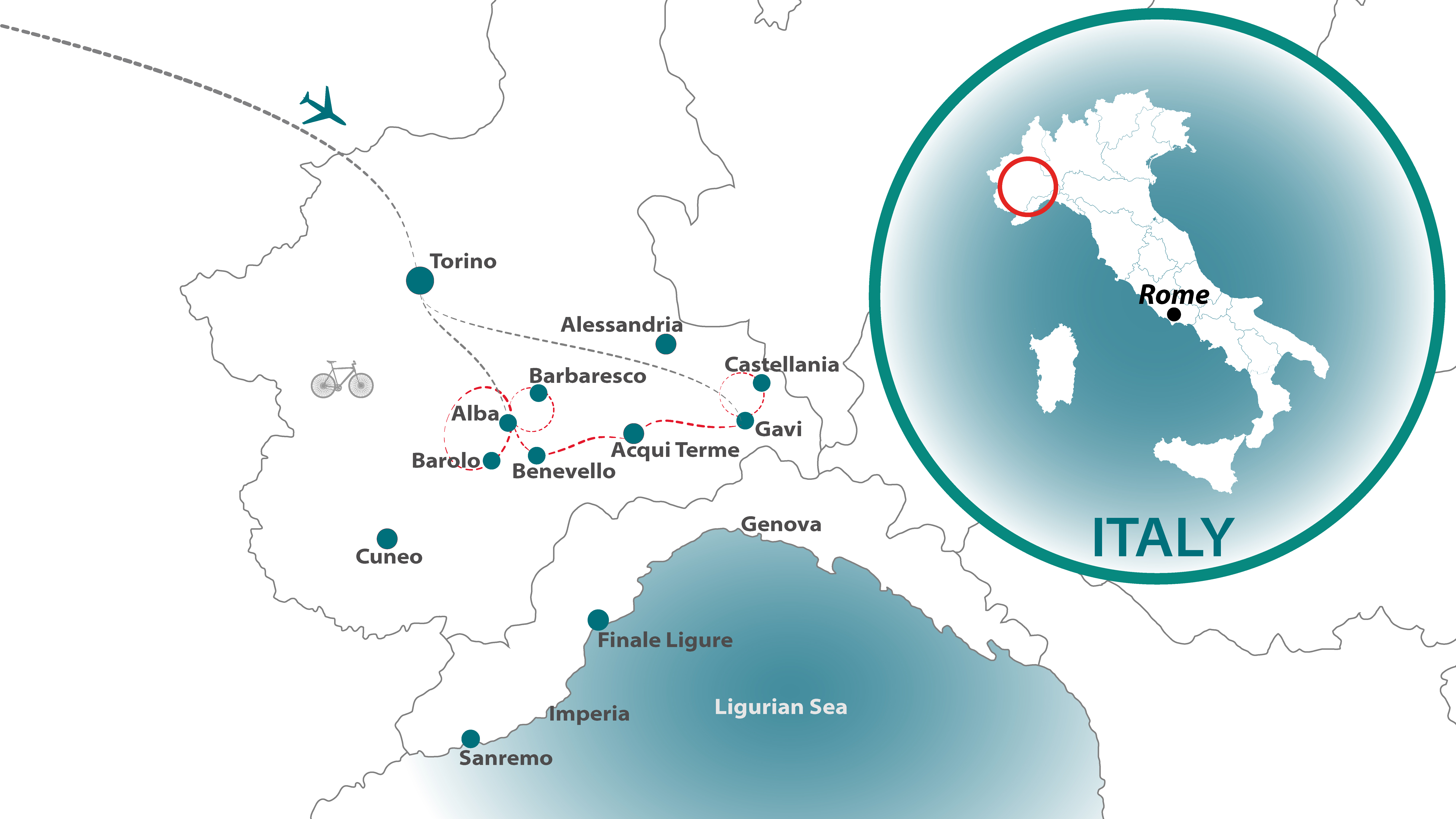 Tourissimo Piedmont Mini bike tour Tourissimo Piedmont Mini bike tour