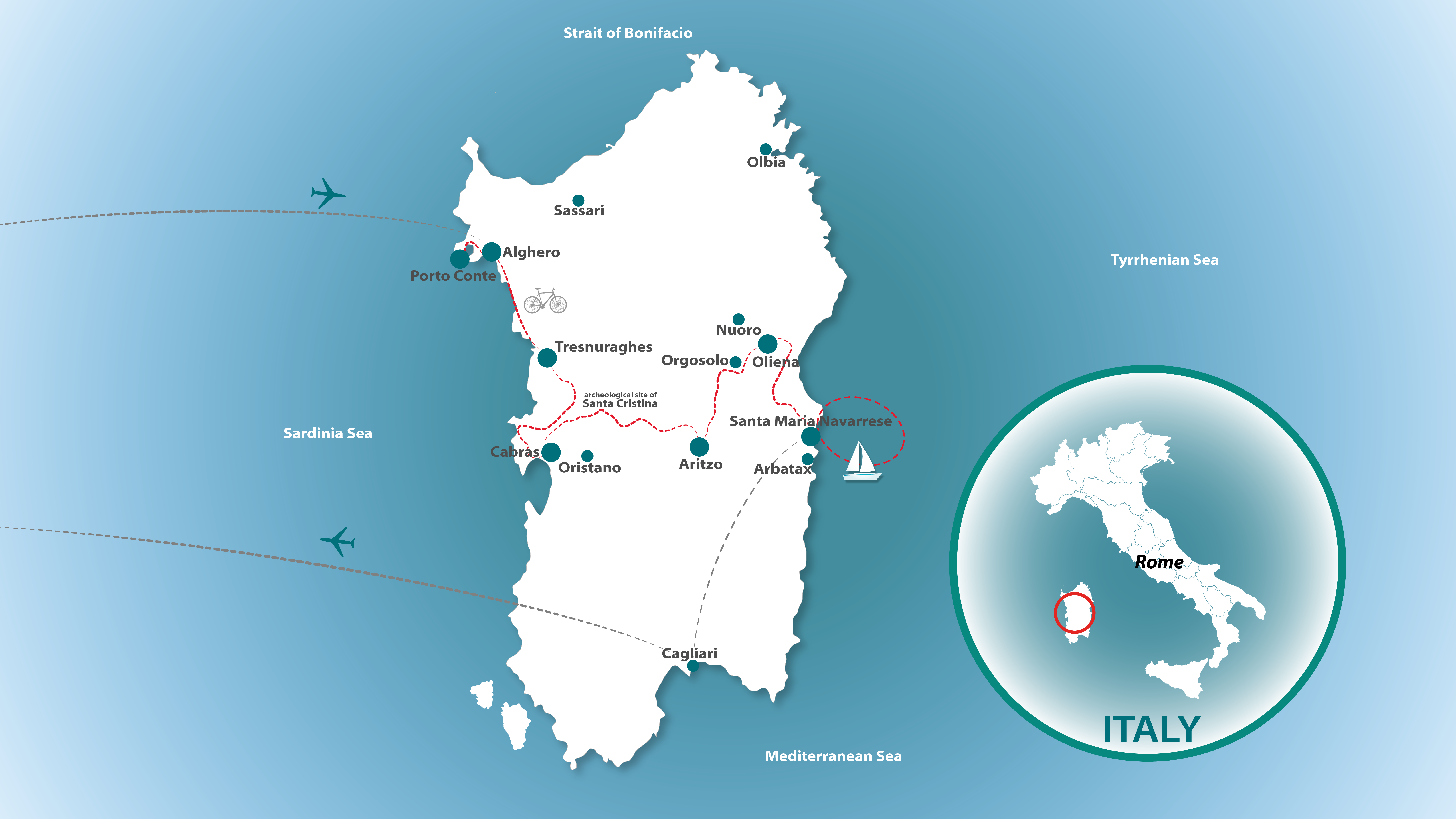 Sardinia cycling tour coast to coast Sardinia cycling tour coast to coast